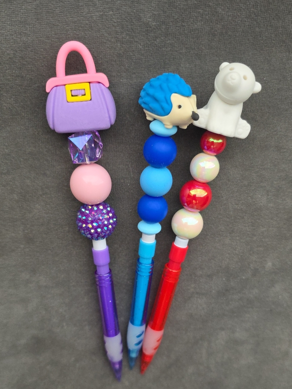 Beaded Mechanical Pencil With Eraser Toper- Buyer's Choice Handcrafted NIP